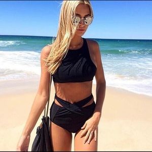 Cupshe black bikini